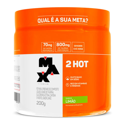 2 Hot Max Titanium 200g Limão