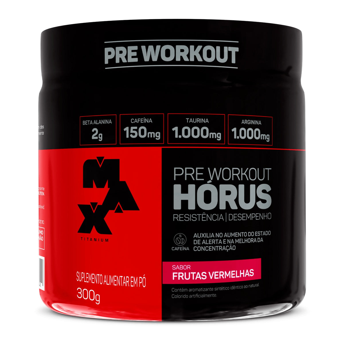 Horus Max Titanium 300g Frutas Vermelhas