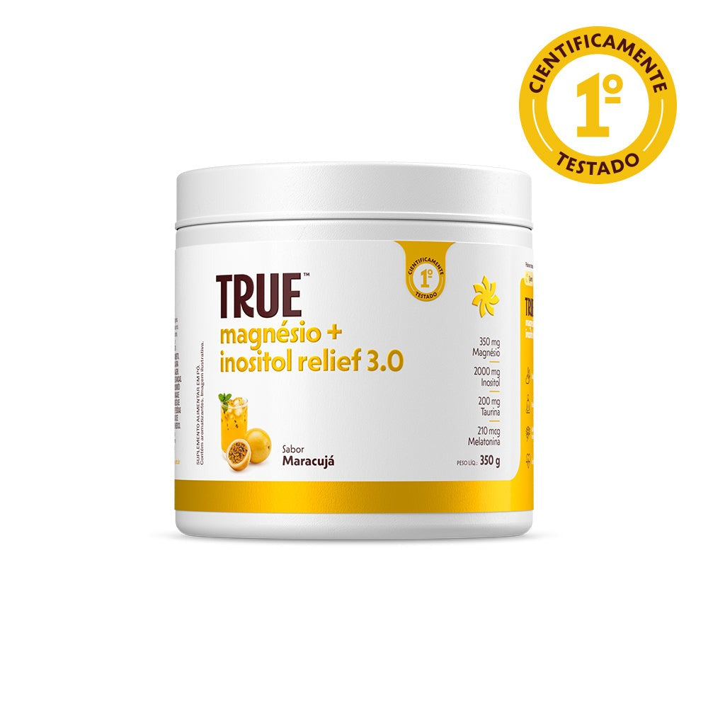 Relief 3.0 Magnésio + Inositol True Source 350g Maracujá