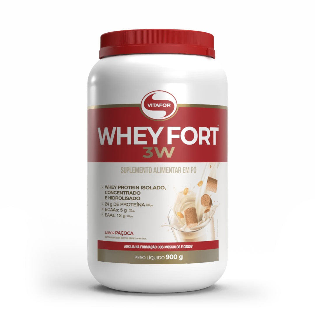 Whey 3W Pacoca Vitafor 900g