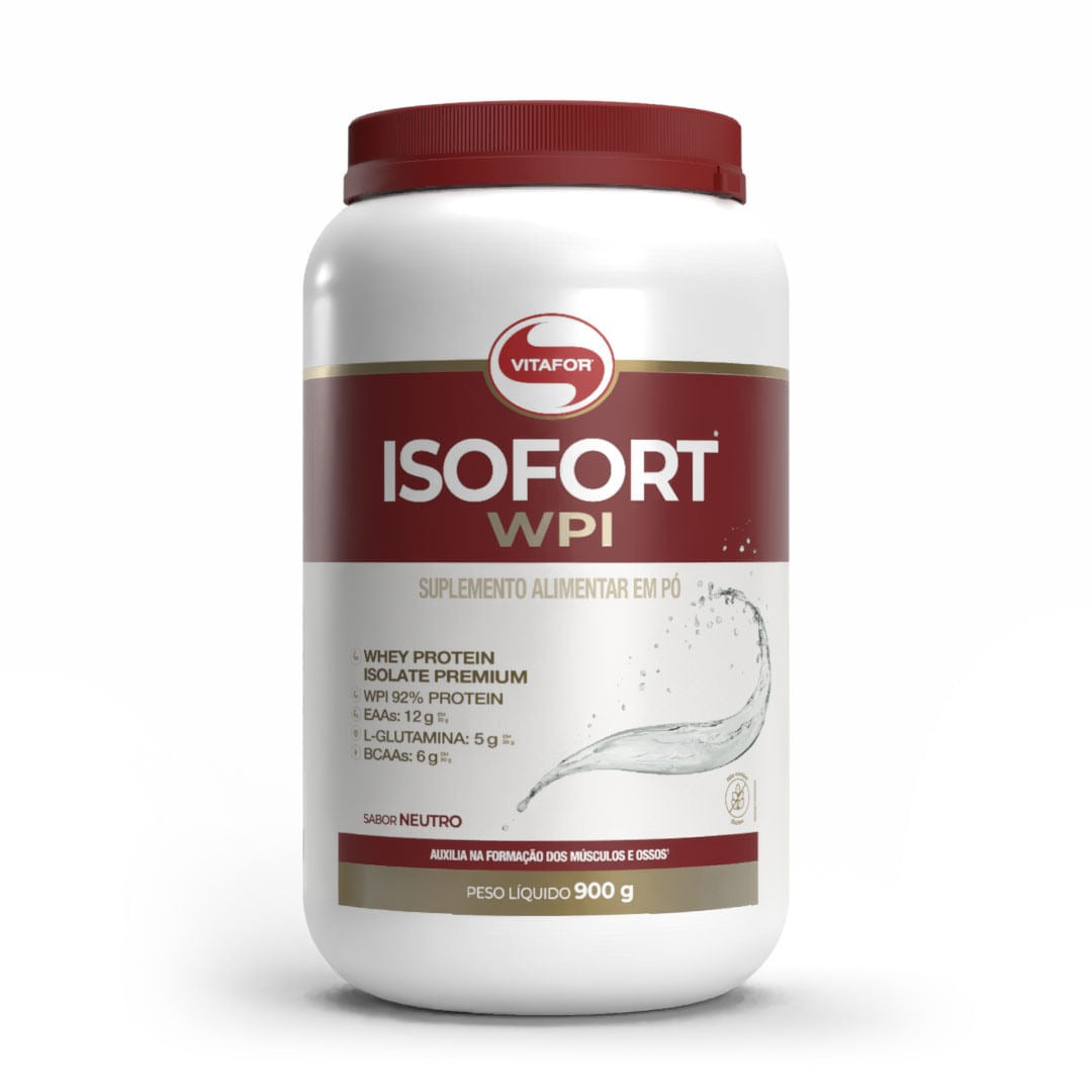 Whey Iso Vitafor 900g Neutro