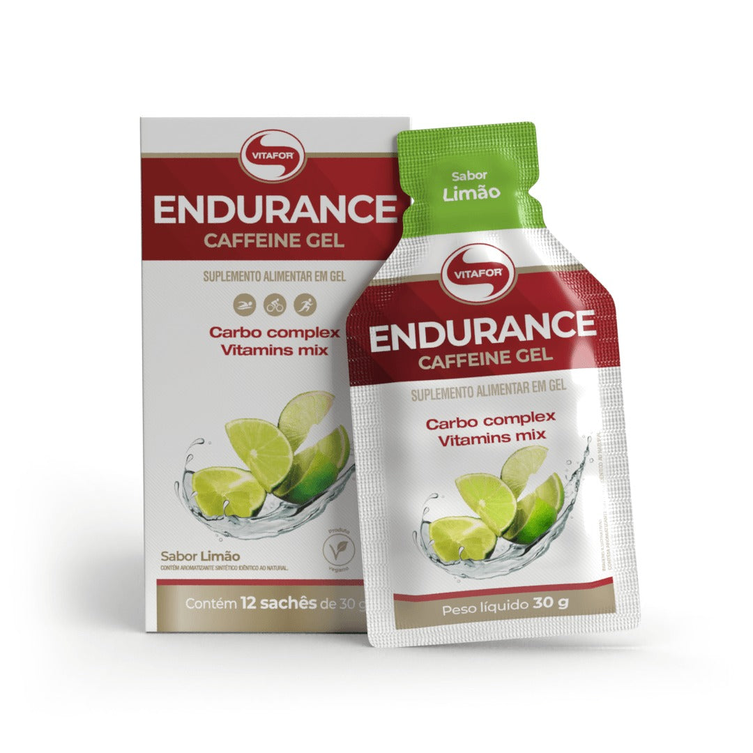 Endurance Caffeine Gel Vitafor 30g Limão