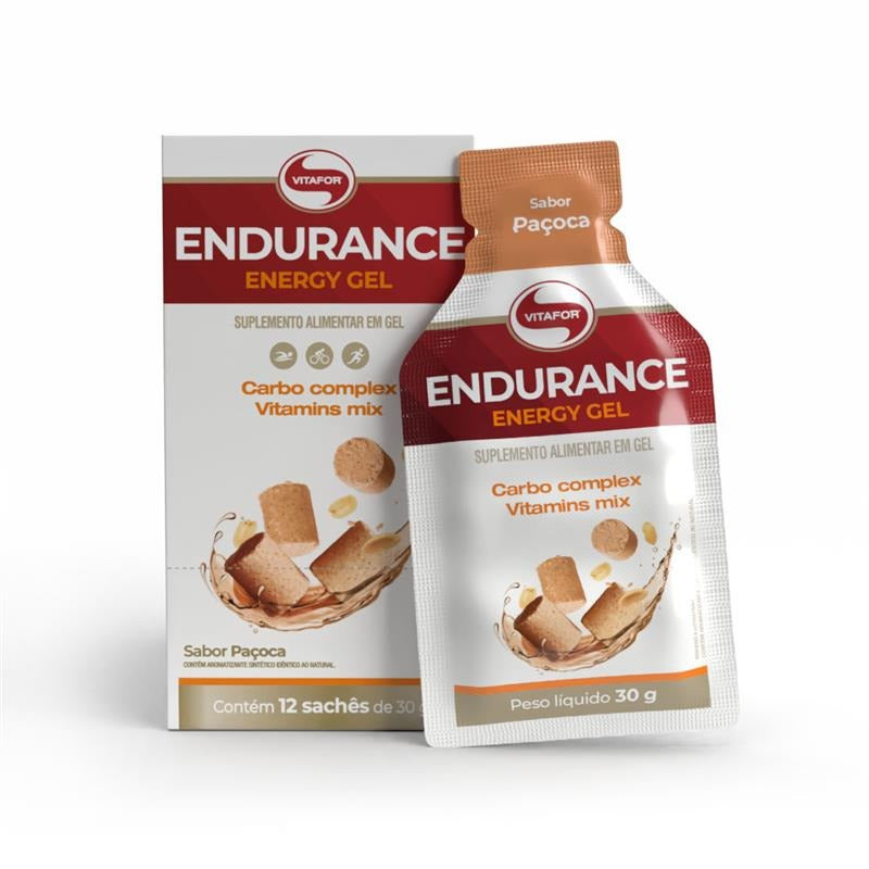 Endurance Energy Gel Vitafor 30g Paçoca