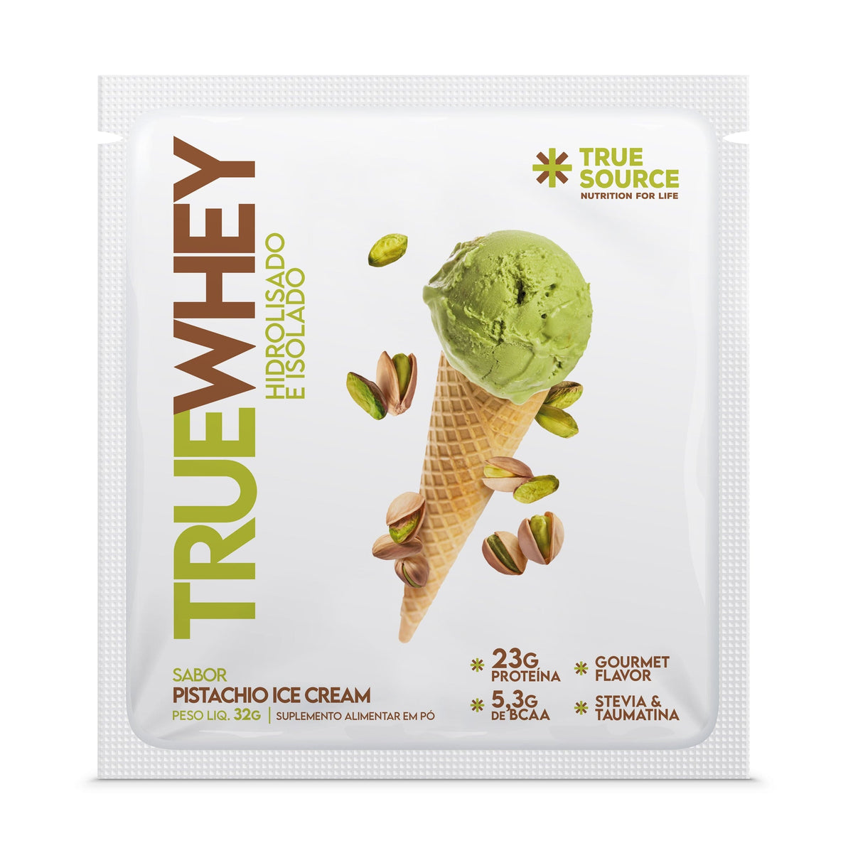True Whey Pistachio Ice Cream True Source 32g Sache