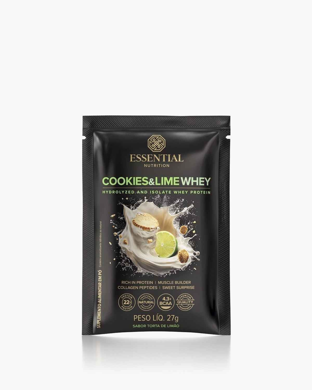 Whey Essential 27g Sache Cookies E Lime