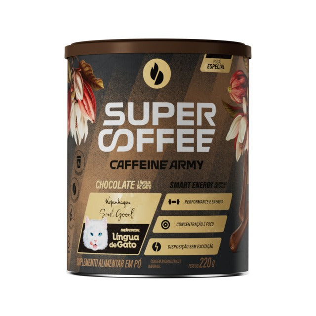 Supercoffee 3.0 Caffeine Army 220g Língua de Gato