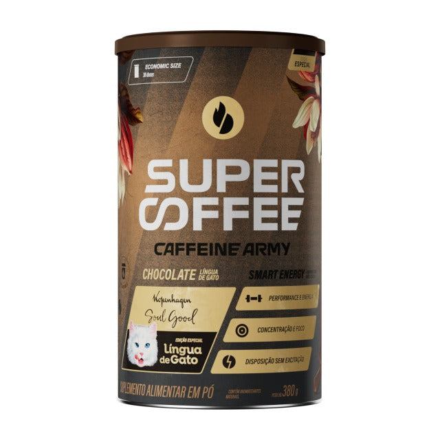 Supercoffee 3.0 Caffeine Army 380g Língua de Gato