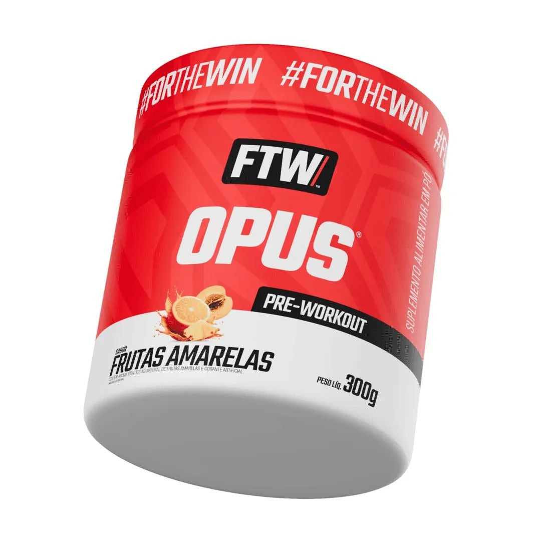 Pré Treino Opus FTW 300g Frutas Amarelas
