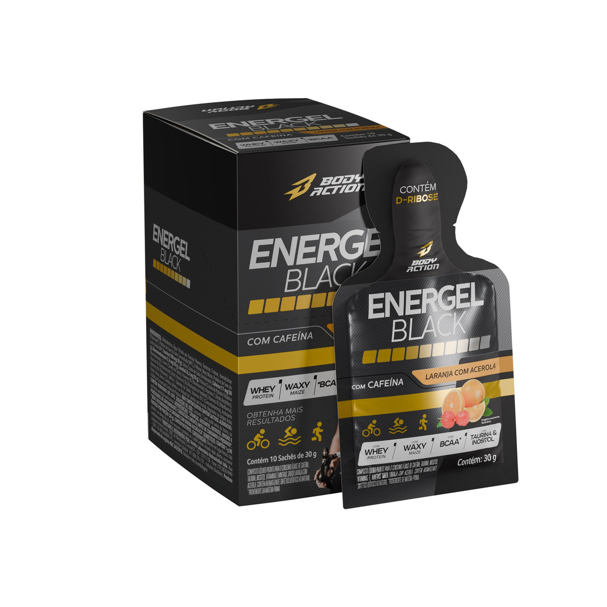 Energel Black Body Action 30g Laranja com Acerola