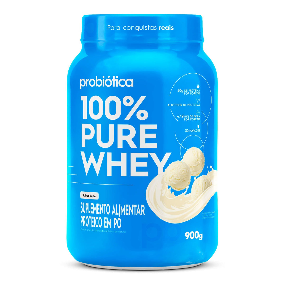 Whey 100 Leite Probiotica 900g