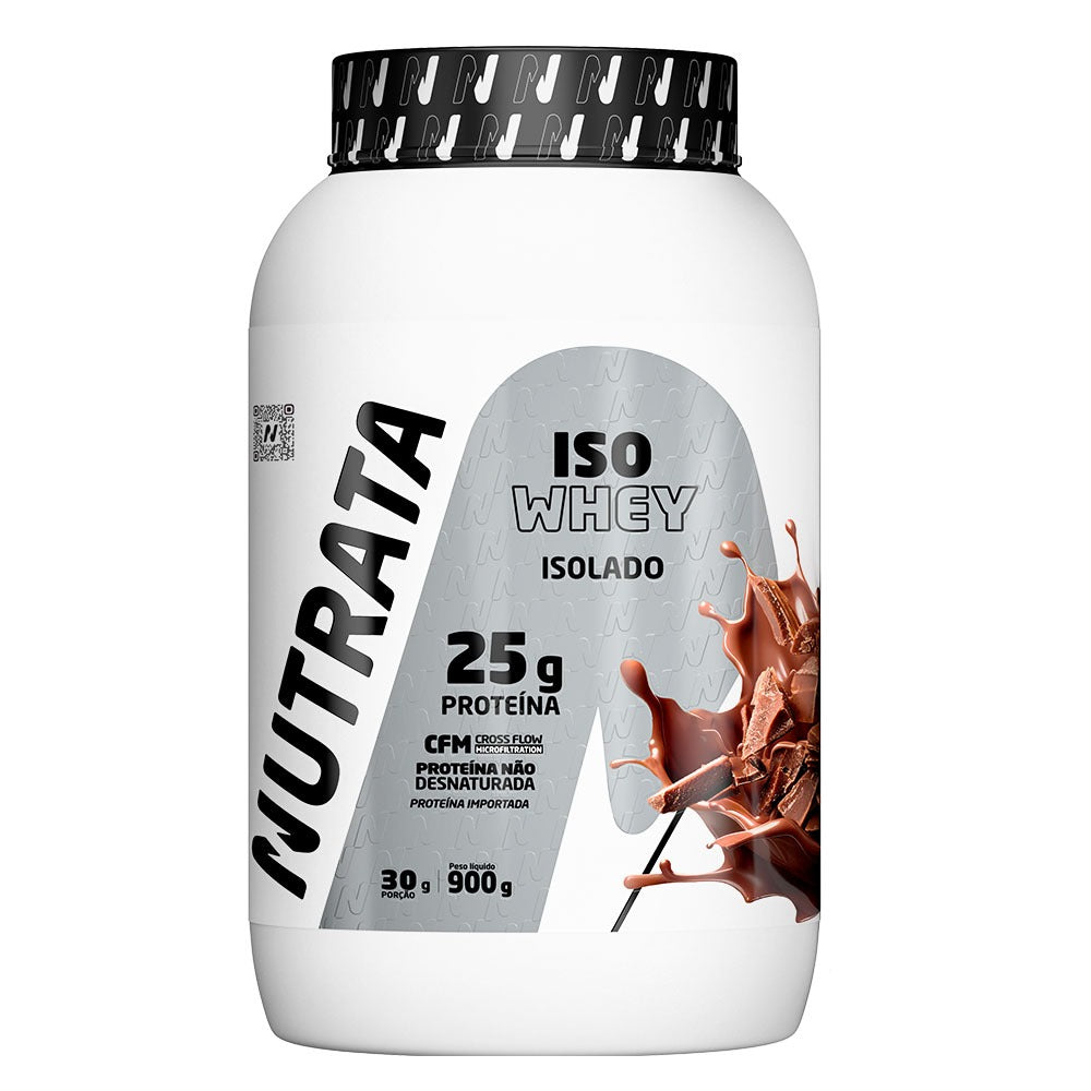 Proteina Iso Whey Nutrata 900g Chocolate