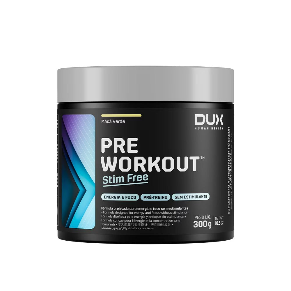 Pre Workout Stim Free Dux 300g Maçã Verde