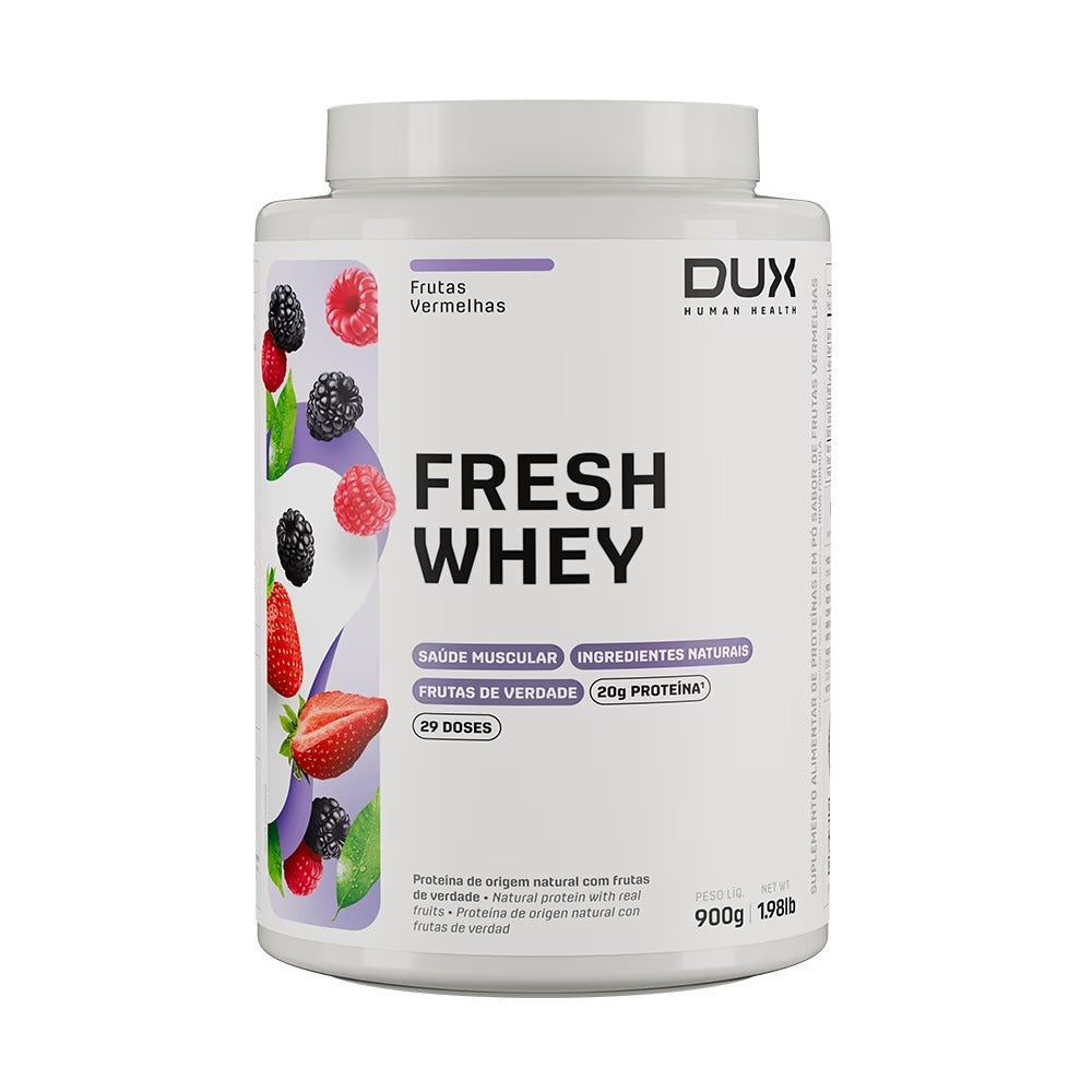 Fresh Whey Dux 900g Frutas Vermelhas
