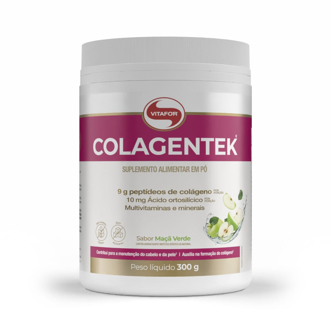 Colagentek Vitafor 300g Maçã Verde