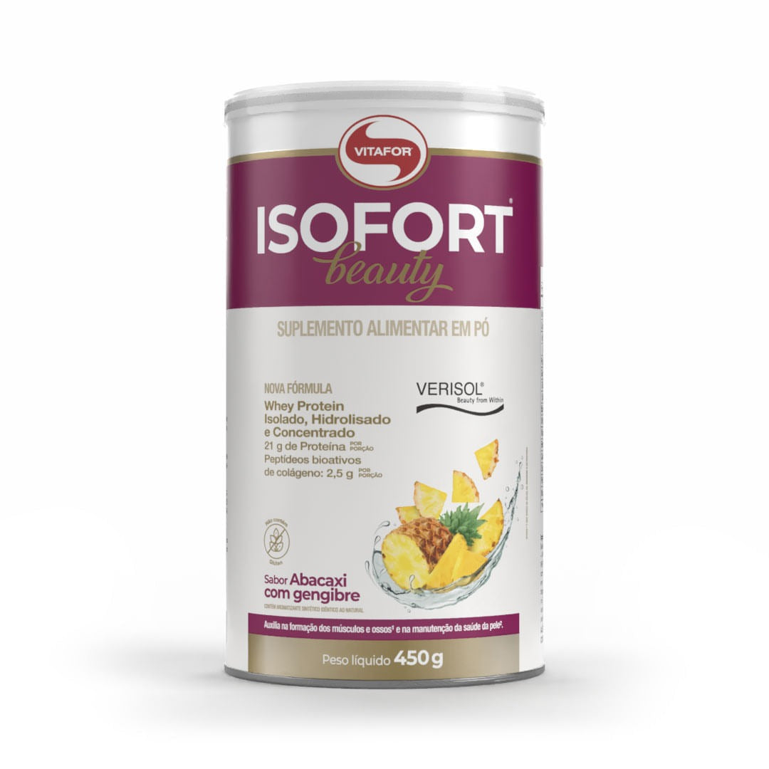 Isofort Beauty Vitafor 450g Abacaxi Gengibre